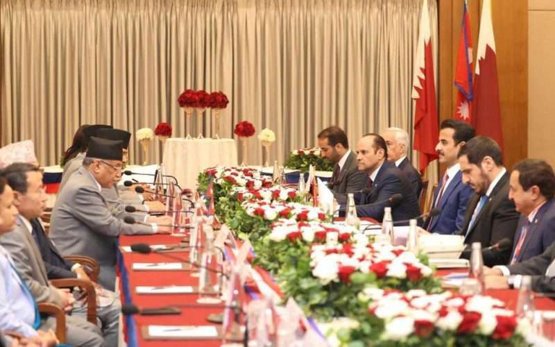 नेपाल र कतारविच ८ वुदे समझदारी पत्रमा हस्ताक्षर ,यी हुन ८ वुदा (पढनुहाेस)