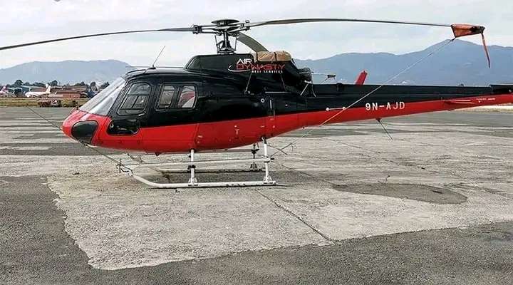 नुवाकोट सुर्यचाैरमा हेलिकप्टर दुर्घटना