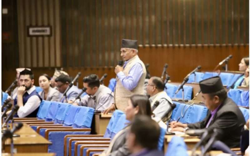 नेकपा(माओवादी केन्द्र)को चर्को विरोध  पछि  भाद्र ३० गते सम्म संसद स्थगित