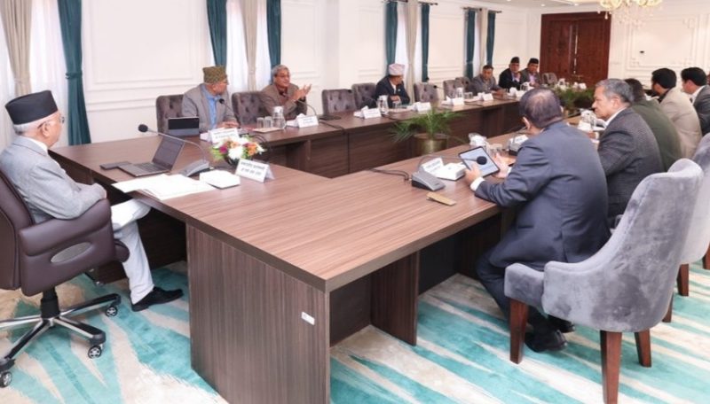 मन्त्रिपरिषद्को  बैठक आज  अपराह्न ४ बजे बस्दै