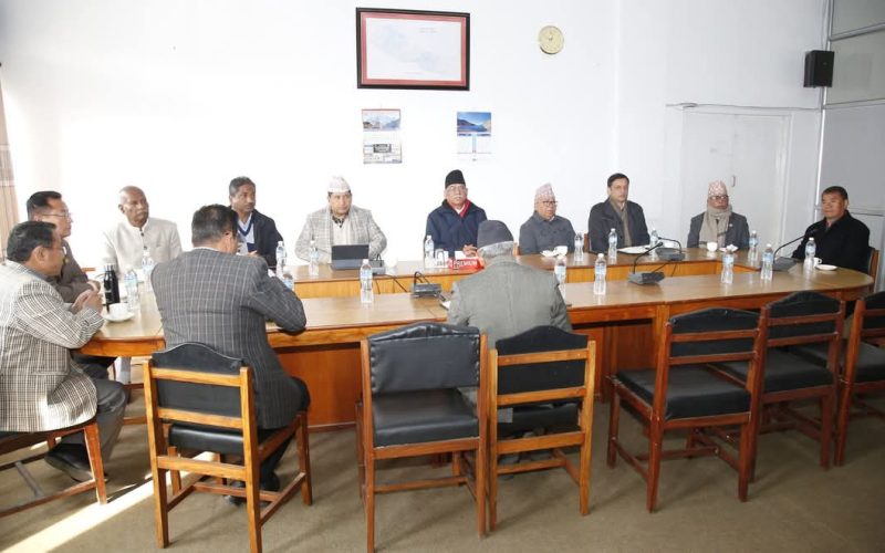 प्रमुख प्रतिपक्षी दल नेकपा माओवादी केन्द्रको आह्वानमा विपक्षी दलहरुको संयुक्त बैठक जारी