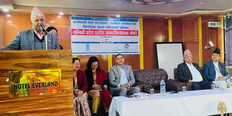 लुम्बिनी प्रदेशमा ९२ प्रतिशत  खानेपानीको पहुँच सुनिश्चित:मुख्यमन्त्री आचार्य