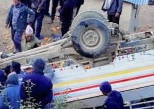 रोल्पाको त्रिवेणी गाउँपालीका मथुरापानीमा पिकप दुर्घटना हुँदा एक जनाको मृत्यु तीन गम्भीर घाइते