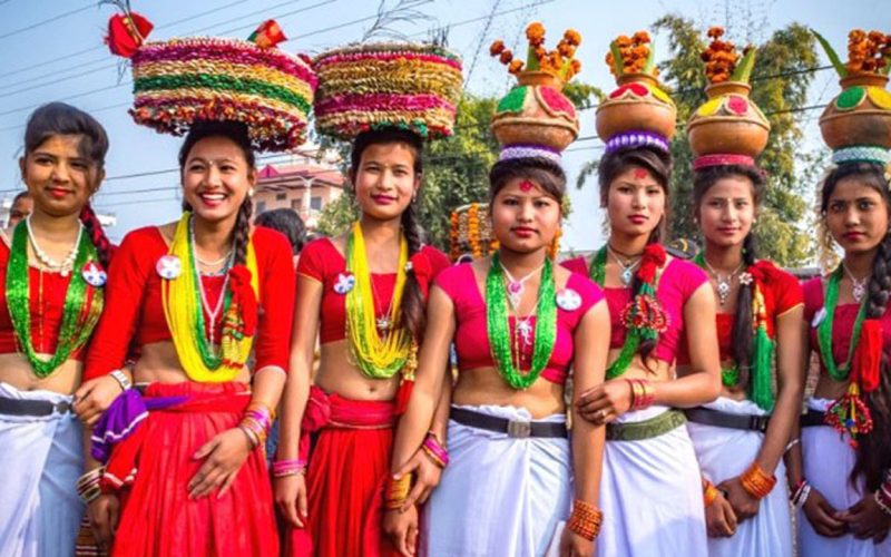 थारु समुदायको महान चाड माघी धुमधामसहित मनाइदै