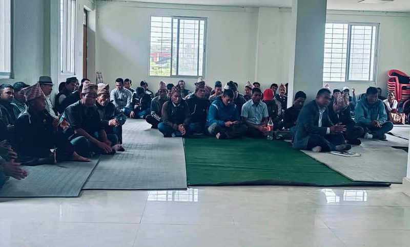 माओवादी स्कुलिङ अन्तर्गत आज रोल्पानगर पालीकामा हुँदै