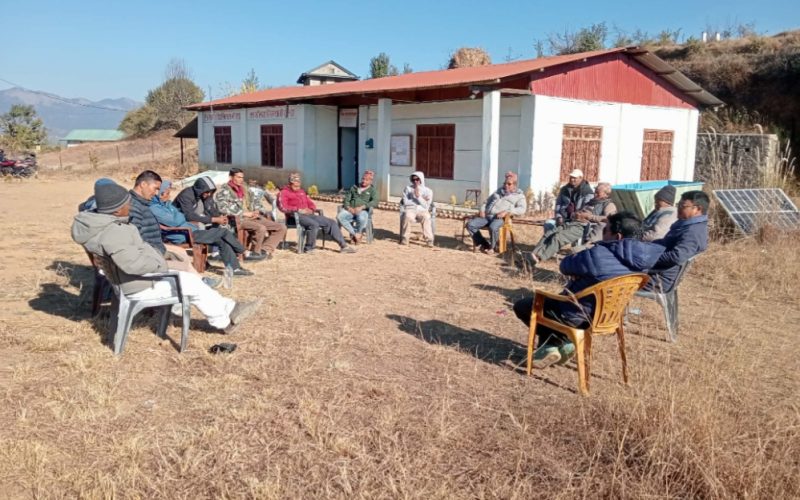 रोल्पाको त्रिवेणी गाउँपालिकाको मा वि सिम्पानीको विवादको पुर्ण समाधान आम अभिभावक भेला बाट हुने